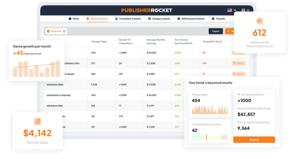 Publisher Rocket is the ultimate tool for authors to optimize their book listings and dominate the Amazon marketplace.