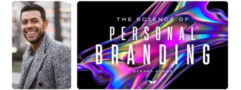 Building a Personal Brand with Gerard dams - online brand-building course at MindValley