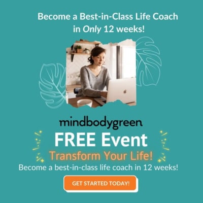 Become a mindbodygreen Certified Life Coach in Just 12 Weeks Online (Instagram Post)